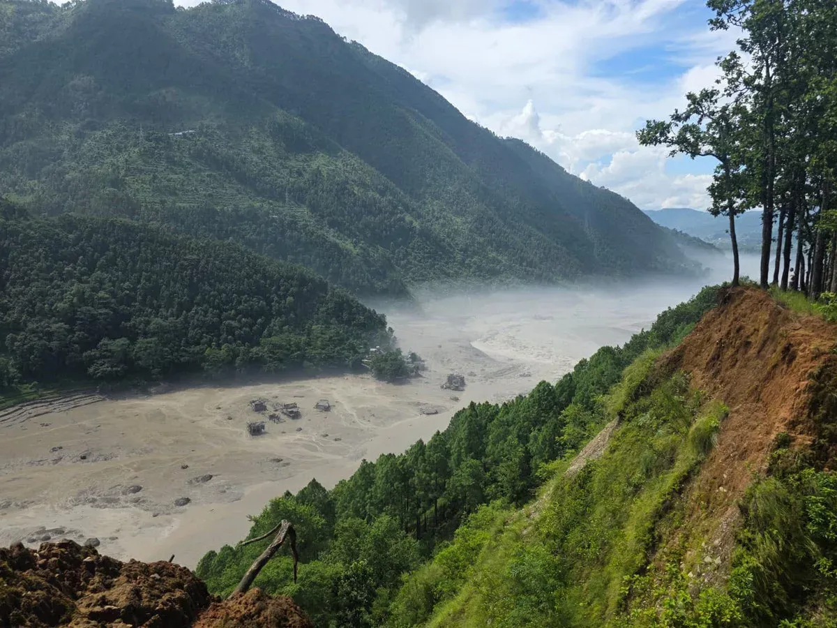 रसुवा बाढी : ७ जनाको शव फेला,अझै ताल खुलेन, जोखिम कायमै