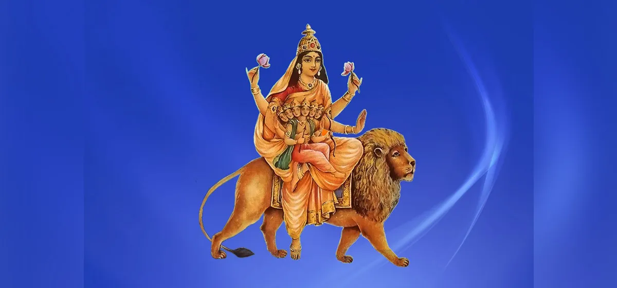 आश्विन शुक्ल पञ्चमीः स्कन्दमाताको पूजा आराधना गरिँदै