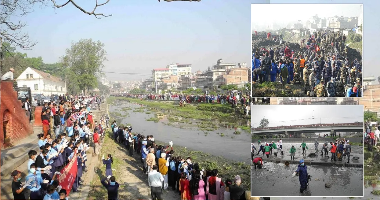वाग्मती सफाइ अभियान जारी