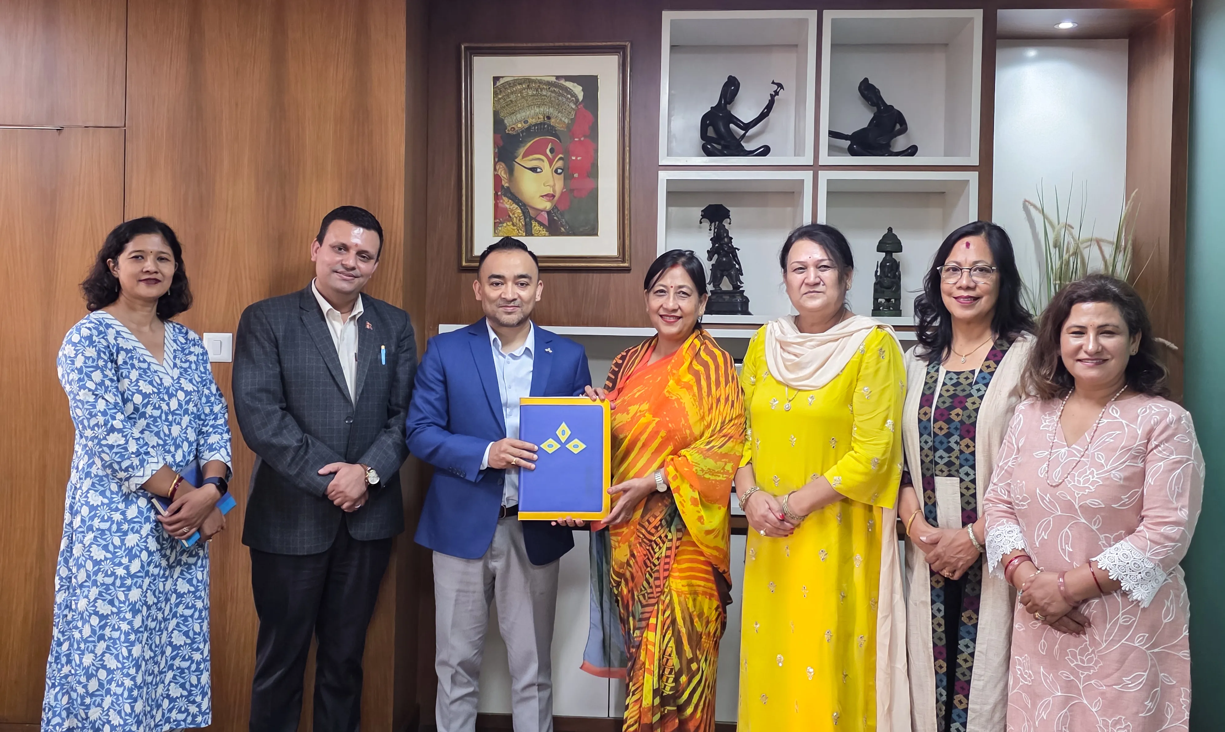 कुमारी बैंक र महिला उद्यमी महासंघबीच दिगो आर्थिक सशक्तिकरण प्रवर्द्धनका लागि साझेदारी