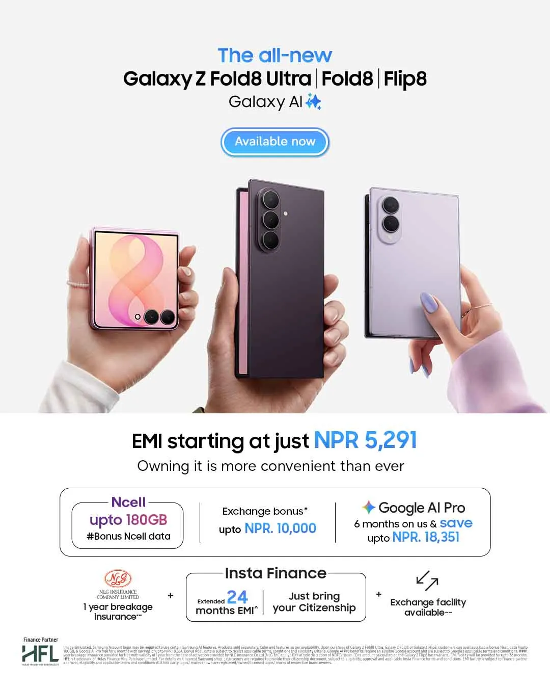 Samsung ले गर्यो  नयाँ Galaxy Z Fold8 Ultra, Fold8, Flip8, Watch Ultra2 र Watch9  सार्वजनिक