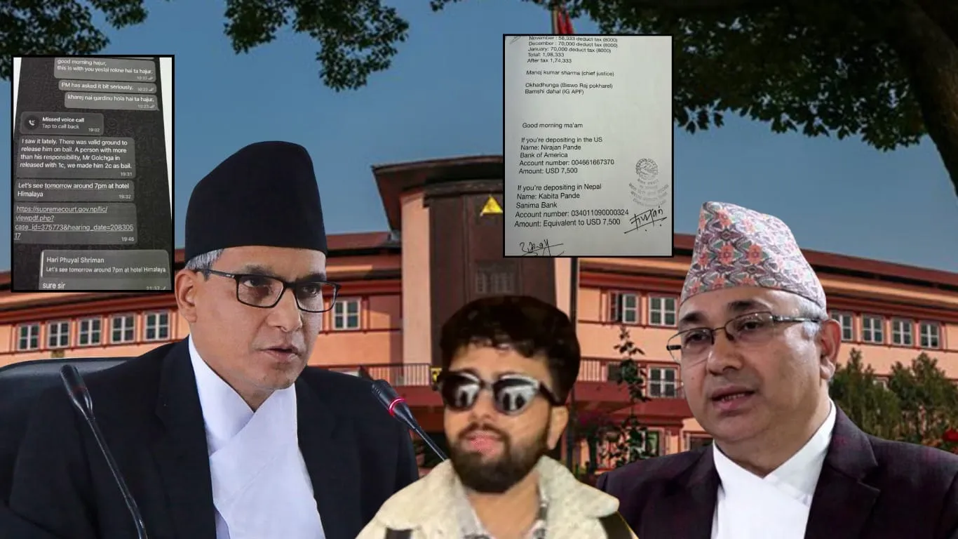 प्रधानन्यायाधीश शर्माको नामसमेत बिचौलियाको आर्थिक लेनदेनमा जोडियो, न्यायालयभित्रै हलचल