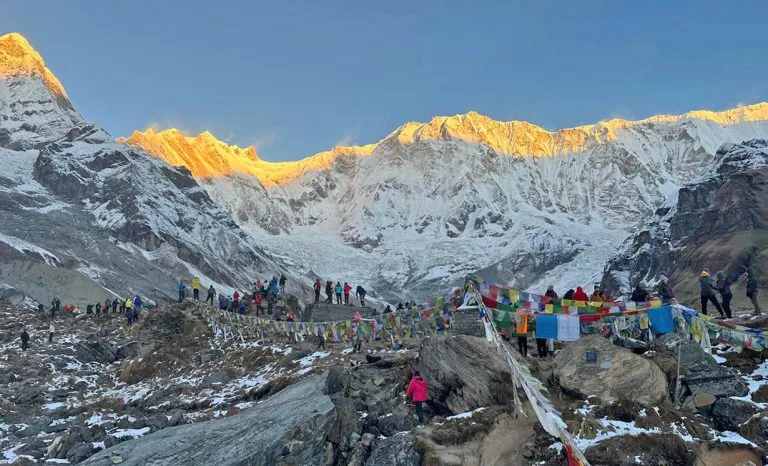 दसैँ अवधिमा अन्नपूर्ण पदमार्गमा पाँच हजार ३८४ पर्यटक